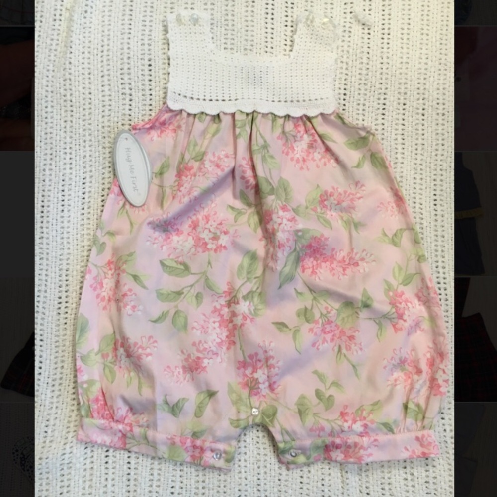 Hug me first crochet soft cotton bubble - NWT